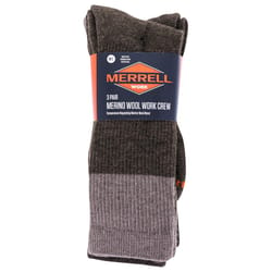 Merrell Unisex Work L Crew Socks Brown