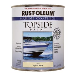 Rust-Oleum Marine Coatings Outdoor Oyster White Marine Topside Paint 1 qt