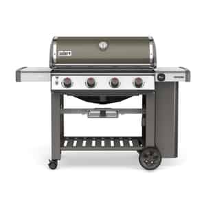 Weber  Genesis II E-410  4 burners Propane  Grill  Smoke  48000 BTU 