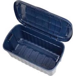 Rubbermaid Roughneck 40 gal Blue Storage Box 21.3 in. H X 18.3 in. W X 36.9 in. D Stackable