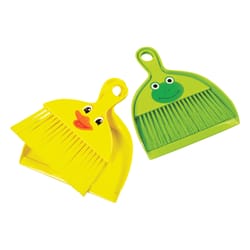 Diamond Visions 5 in. W Broom with Dustpan