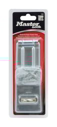Master Lock Zinc-Plated Hardened Steel 6 in. L Hinge Hasp 1 pk