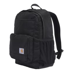 Carhartt Black Single-Compartment Backpack 18 in. H X 13 in. W