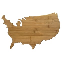 Totally Bamboo Destination 17.5 in. L X 11 in. W X 0.63 in. Bamboo Cutting Board