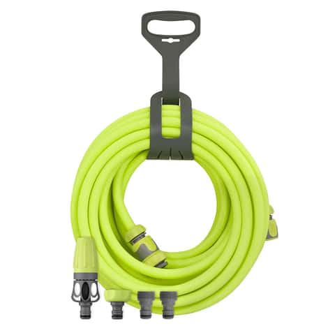 Legacy Flexzilla 1/2 in. D X 50 ft. L Premium Grade Garden Hose Kit Legacy Flexzilla 1/2 in. D X 50 ft. L Premium Grade Garden Hose Kit