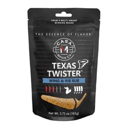 Casa M Spice Co Texas Twister Wing and Rib Bar-B-Q Rub/Seasoning 5.75 oz