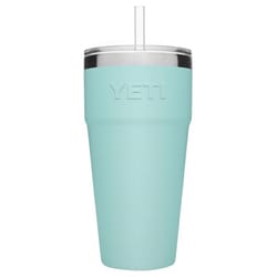 YETI Rambler 26 oz Seafoam BPA Free Straw Cup