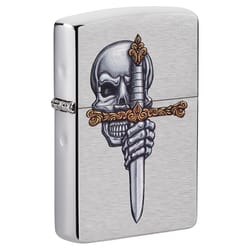 Zippo Silver Sword Skull Lighter 1 pk