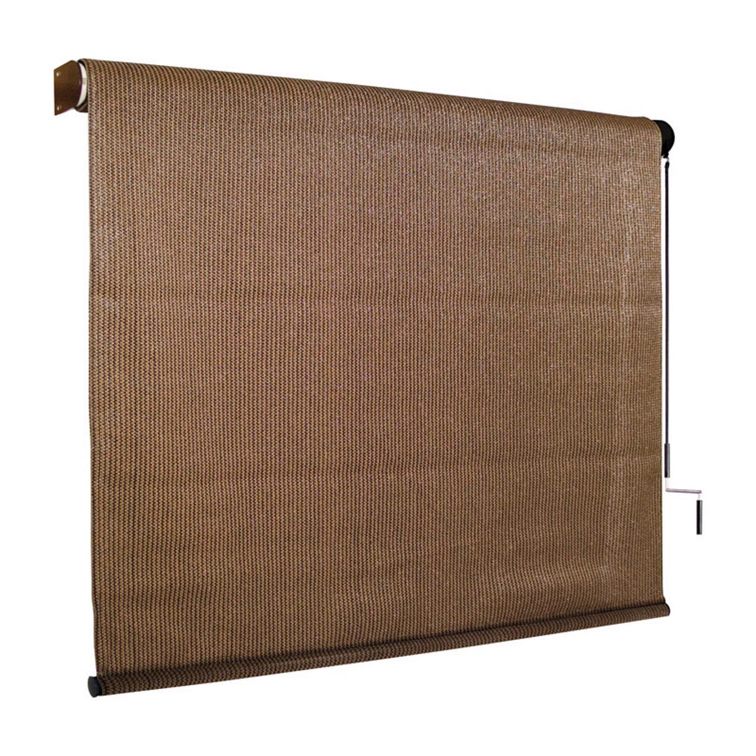 Coolaroo Mocha Roller Shade 96 in. W X 72 in. L Sansujyuku sansujyuku.com