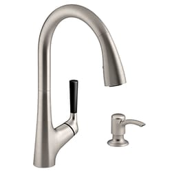 Kohler Malleco One Handle Stainless Steel Pull-Down Kitchen Faucet