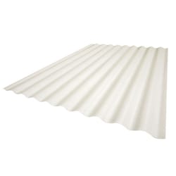 Sequentia 144 in. H X 26 in. W Super 600 White Fiberglass Panel