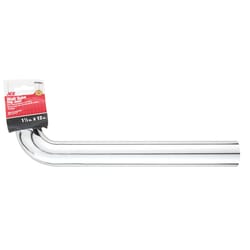 Ace 1-1/2 in. D X 12 in. L Brass Wall Bend