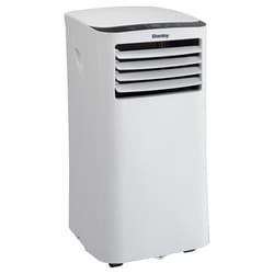 GE 8,000 BTU (5,300 BTU DOE) Portable Air Conditioner with 2 Fan Speeds,  Sleep Mode and Remote Control - White