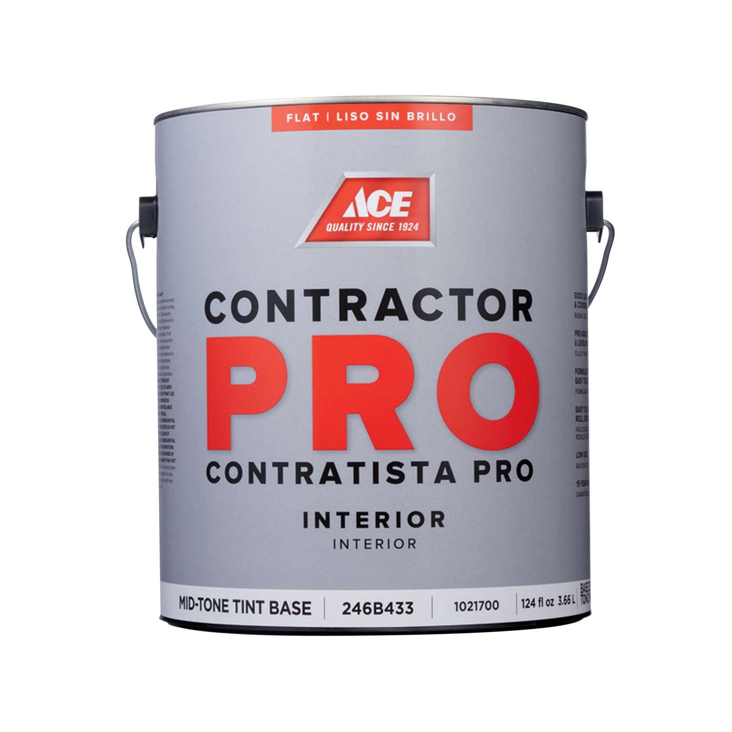 Ace Contractor Pro Flat Tint Base MidTone Base Paint Interior 1 gal