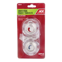 Ace For Universal Clear Tub and Shower Faucet Handles