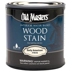 Old Masters Semi-Transparent Early American Water-Based Latex Wood Stain 0.5 pt