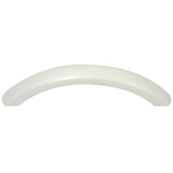 Laurey Half Oval Cabinet Pull 3-3/4 in. White 1 pk