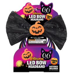 Magic seasons LED Lights Up Halloween Bow Headband 1 pk