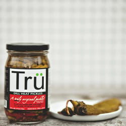 Tru Pickles Dill Heat Pickles 16 oz Jar