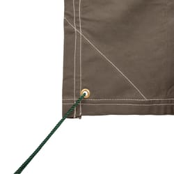 Stansport Gray Tube Tarp 143 in. W X 109 in. L 1 pk