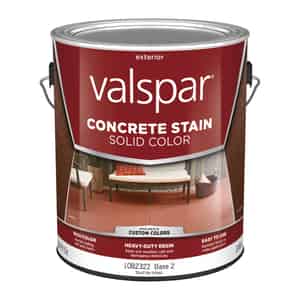 Valspar  Porch and Floor  Solid  Base 2  Resin  Concrete Stain  1 gal. 