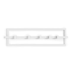 Umbra Cubiko 21 in. L White Stainless Steel Hook Rack 1 pk