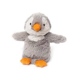 Warmies Penguin Stuffed Animal Gray