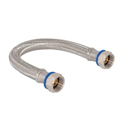 Eastman 3/4 in. FIP X 3/4 in. D FIP 12 in. Stainless Steel Water Heater Connector