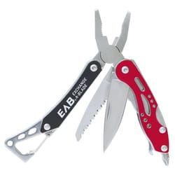 Stay Sharp Multicolored 6 in 1 Multitool with carabinar