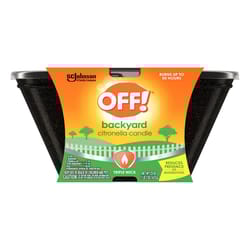 OFF! Citronella Candle Solid For Flying Insects 23 oz
