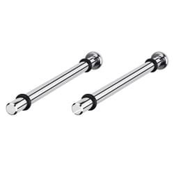 Dolle Atlas 0.9 in. H X 0.5 in. W X 7.9 in. D Silver Steel Shelf Clips