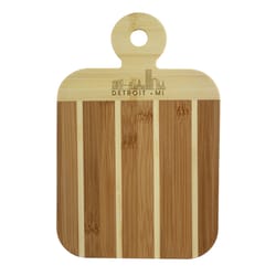 Totally Bamboo 9 in. L X 6 in. W X 0.5 in. Bamboo Serving & Cutting Board