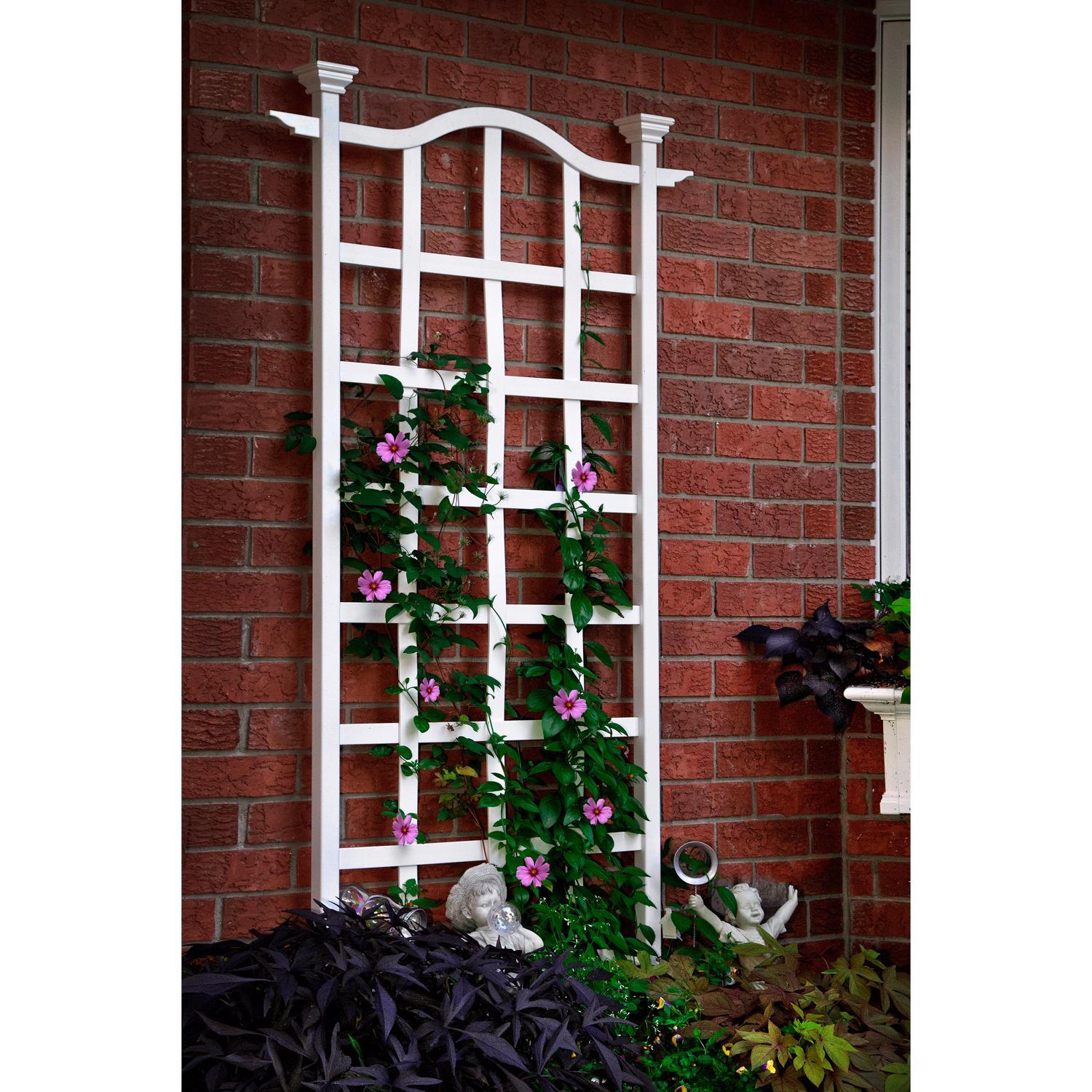 Vita London 79.25 in. H White Vinyl Garden Trellis Ace Hardware