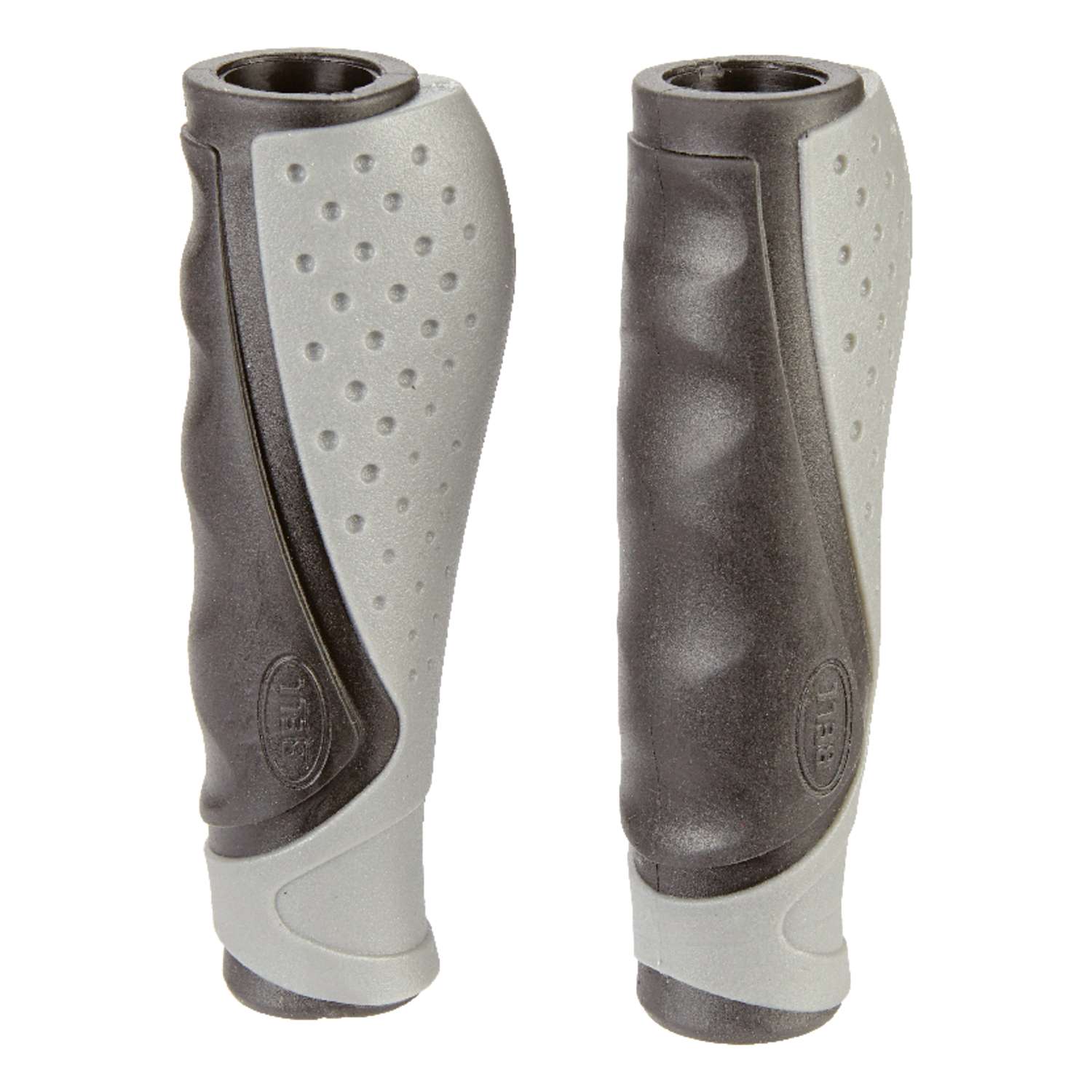 Bell Sports Comfort 750 Rubber Bike Grips Grey Black Ace Hardware