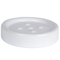 Wenko Polaris White Ceramic Soap Dish
