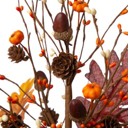 Glitzhome 20 in. Harvest Tree Halloween Decor