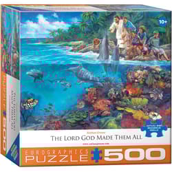 Eurographics The Lord God Made Them All Jigsaw Puzzle Multicolored 500 pc