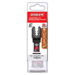 Diablo 1-1/4 in. W Bi-Metal Curved Contact Edge Oscillating Blade Nail-Embedded Wood 10 pk