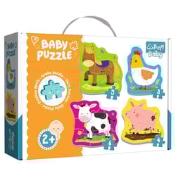 Trefl Animals on the Farm Jigsaw Puzzle Multicolored 18 pc