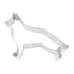 R&M International Corp German Shepard 4 in. W X 5 in. L Cookie Cutter Silver 1 pc