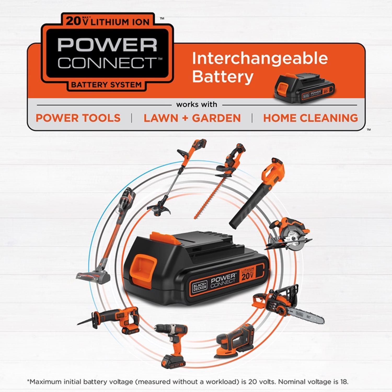 Black Decker 20V MAX LBXR20 1.5 Ah Lithium Ion Battery 1 pc Ace