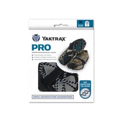 Yaktrax Pro Unisex Rubber/Steel Snow and Ice Traction Black M Waterproof 1 pair