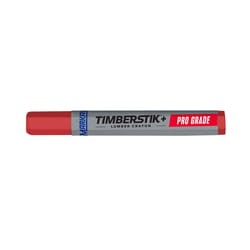 Markal Timberstik Plus 8 in. L Lumber Crayon Red 4 pc