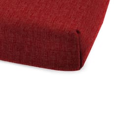 Jordan Manufacturing Red Polyester Chaise Cushion 4 in. H X 22 in. W X 72 in. L