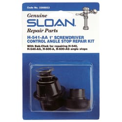 Sloan Angle Stop Repair Kit Black Plastic