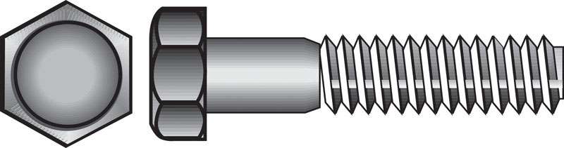 Hillman 7/16 in. D X 6 in. L Zinc Plated Steel Hex Bolt 25 pk - Ace ...