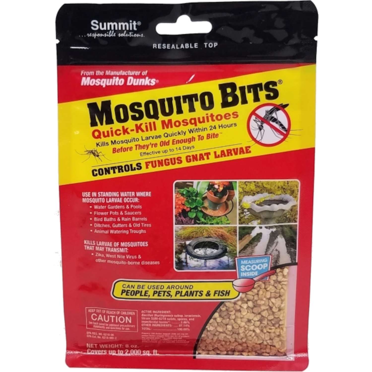 Summit Chemical Mosquito Bits Granules Insect Killer 8 oz. Ace Hardware