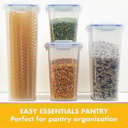 Lock & Lock Easy Essentials Clear Food Storage Container Set 1 pk
