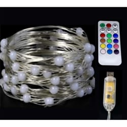 Holiday Bright Lights LED Micro White 50 ct Christmas Lights