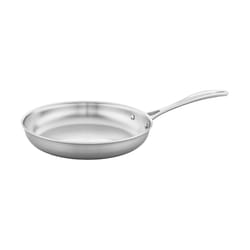 Zwilling J.A Henckels Stainless Steel Fry Pan 10 in. Silver